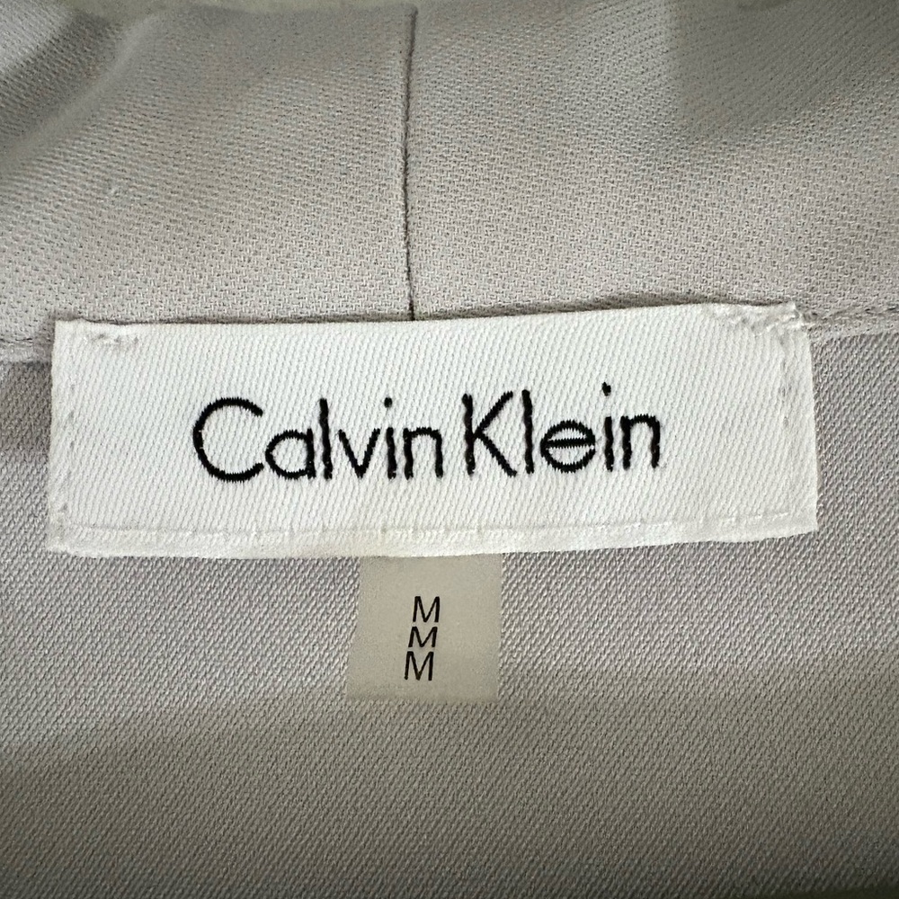 Calvin Klein Women's Corporate 3/4 Sleeve Gray Blouse Size Medium NWOT - Picture 3 of 6